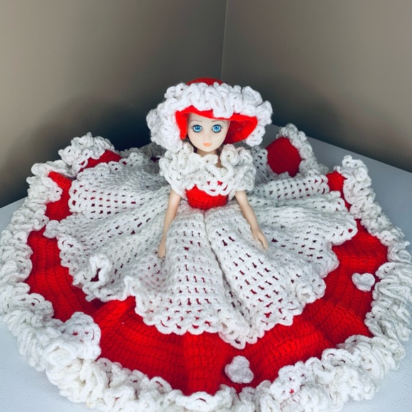 Vintage Crochet Bed Doll - Picture 2 of 6